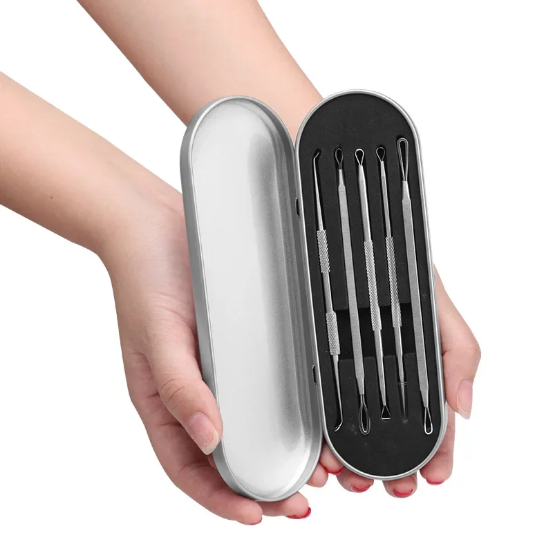 5 pcs Stainless Steel Acne Nee - مراجعة Luxury Skincare Acne وسعره
