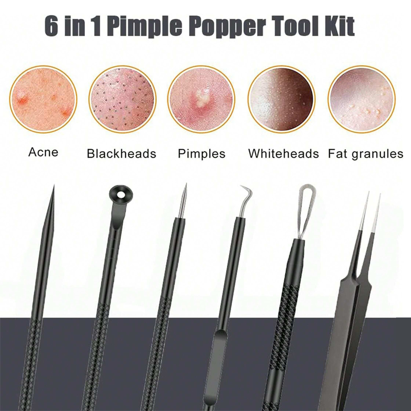 4/6PCS Face Cleaning Kit Pimpl - مراجعة Luxury Skincare Acne وسعره