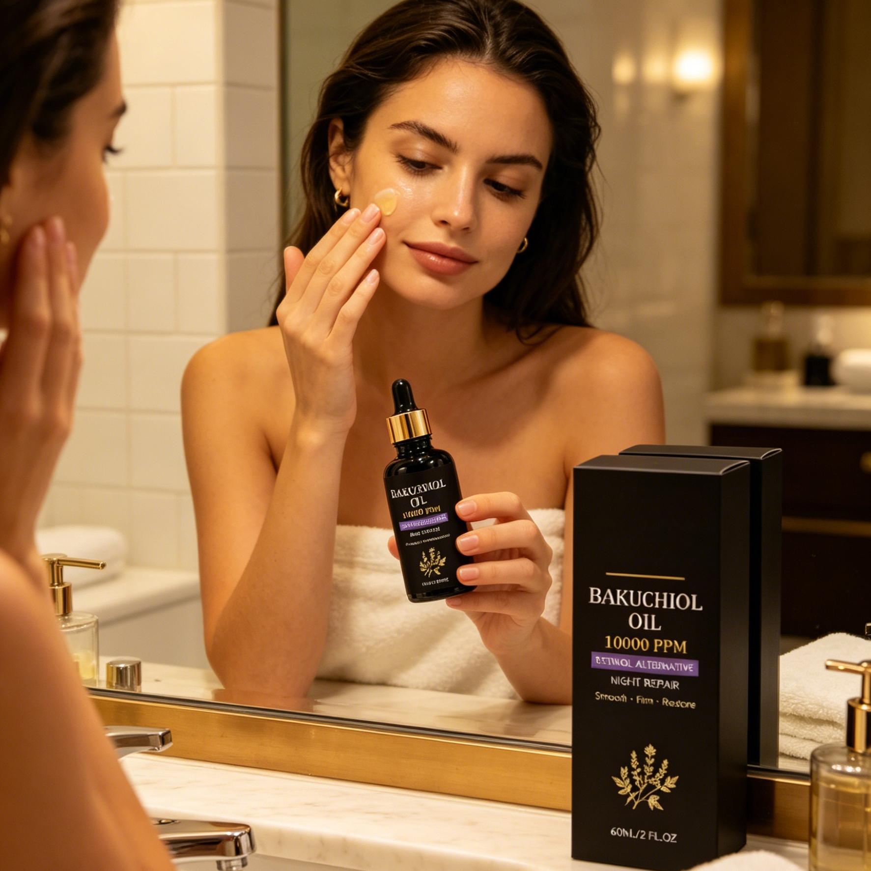 Bakuchiol Oil Tighten Skin Fir - مراجعة Bakuchiol Night Oil وسعره