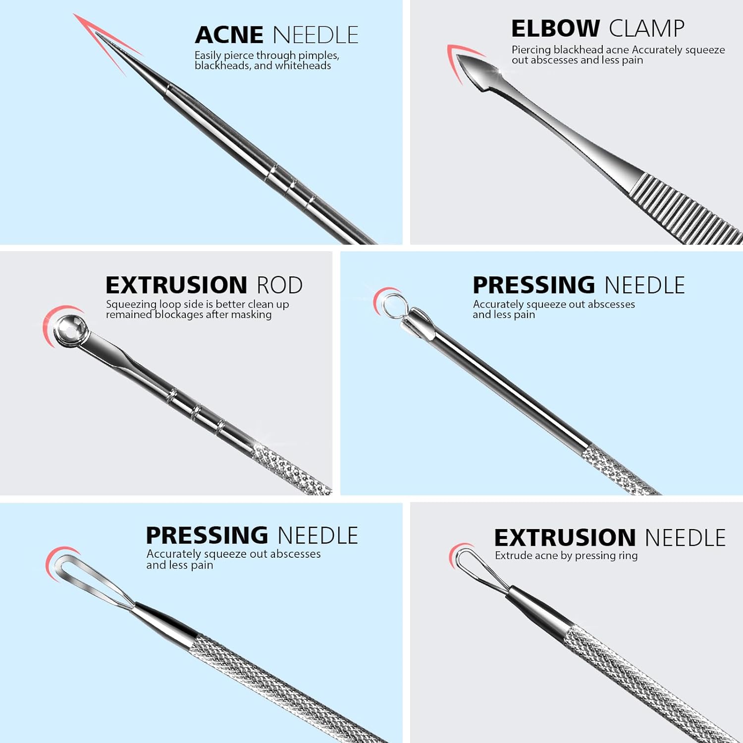 7pcs Blackhead Remover Kit Sta - مراجعة Luxury Skincare Acne وسعره