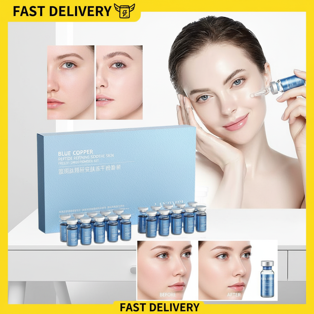 1/2BOX Blue Copper Peptide Fre - مراجعة Oligopeptide Wrinkle وسعره