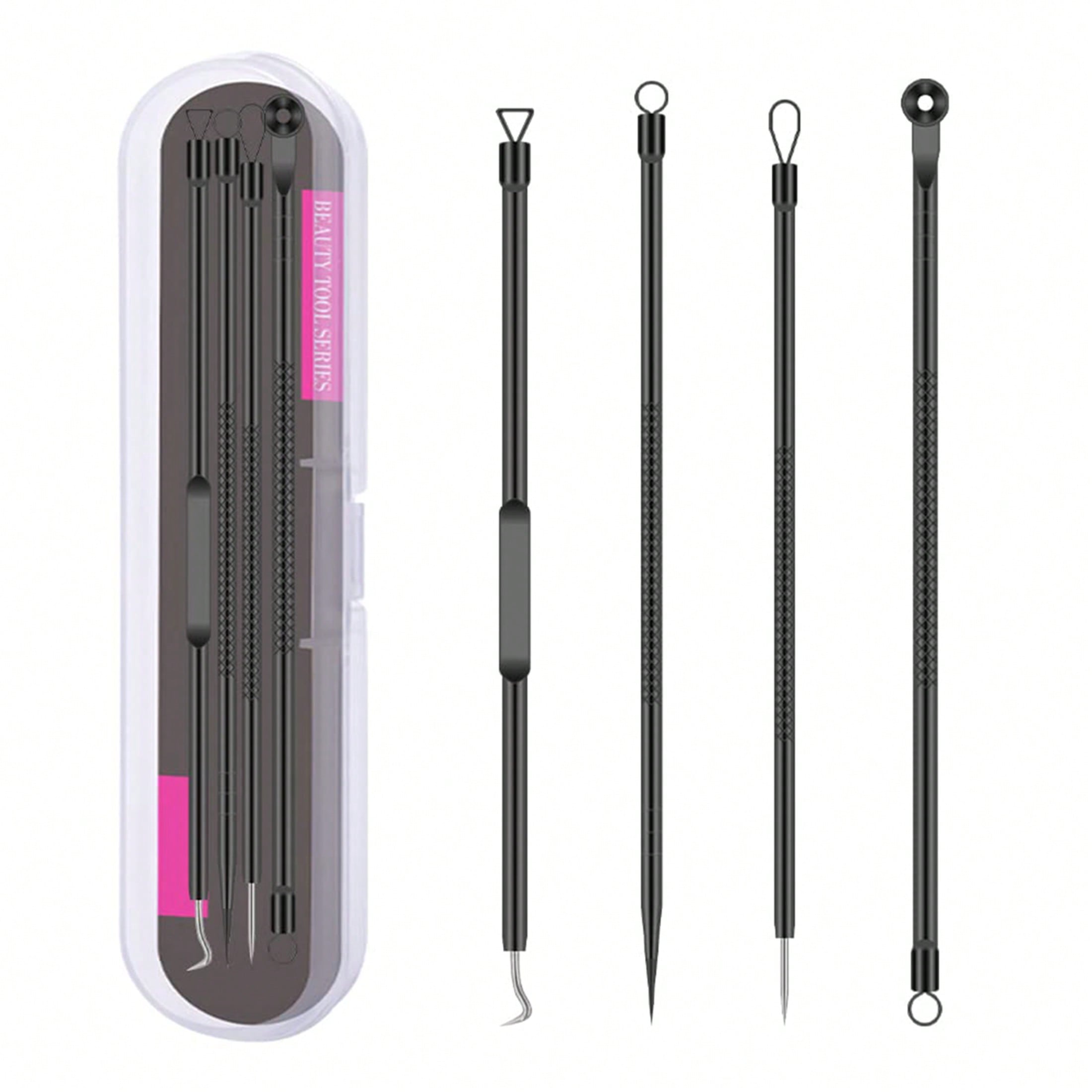 4-piece stainless steel comedo - مراجعة Luxury Skincare Acne وسعره