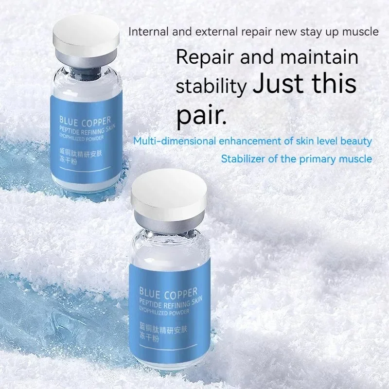 20pcs Blue Copper Peptide Free - مراجعة Oligopeptide Wrinkle وسعره