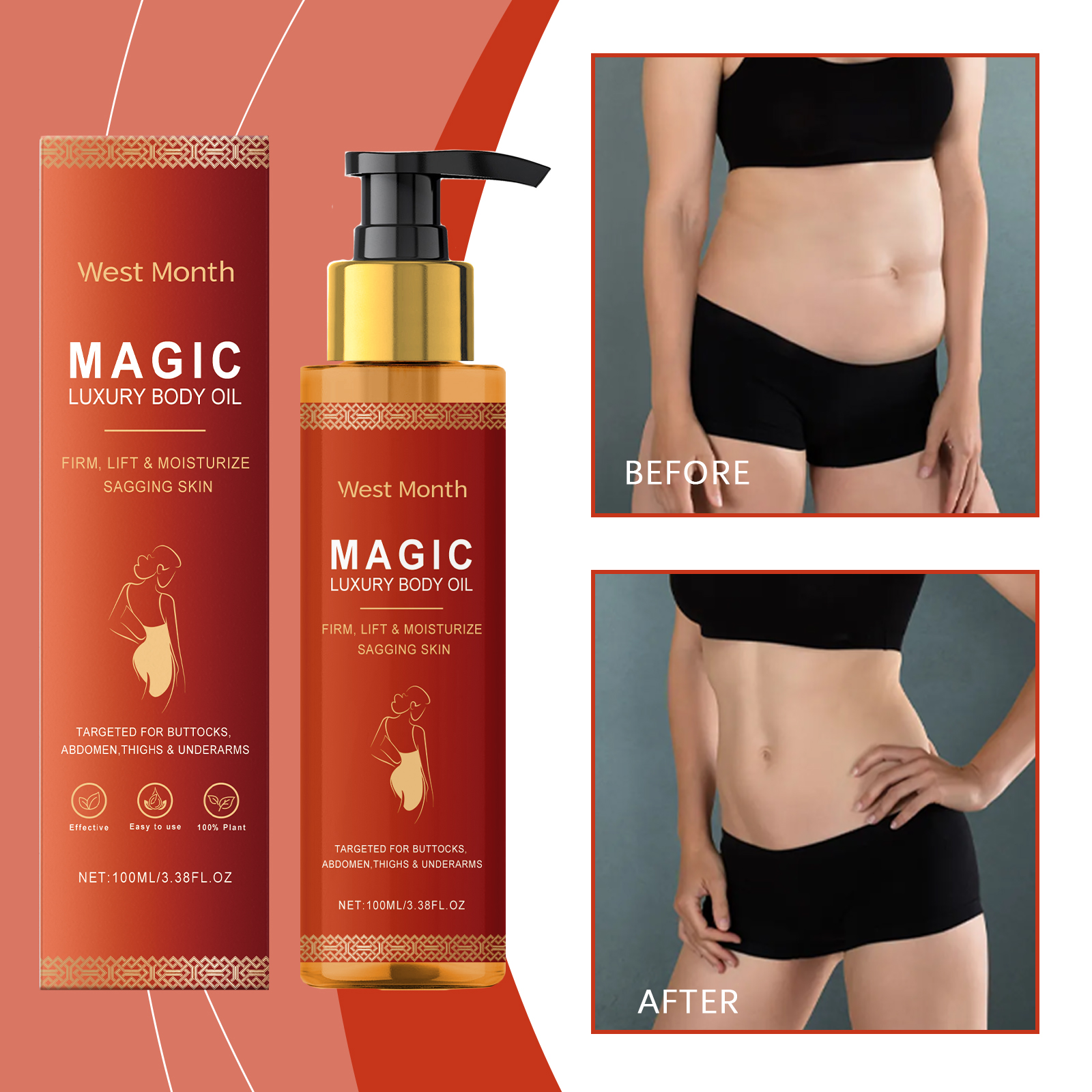 WEST MONTH Magic Luxury Body O - مراجعة Luxury Skincare Products For Women وسعره