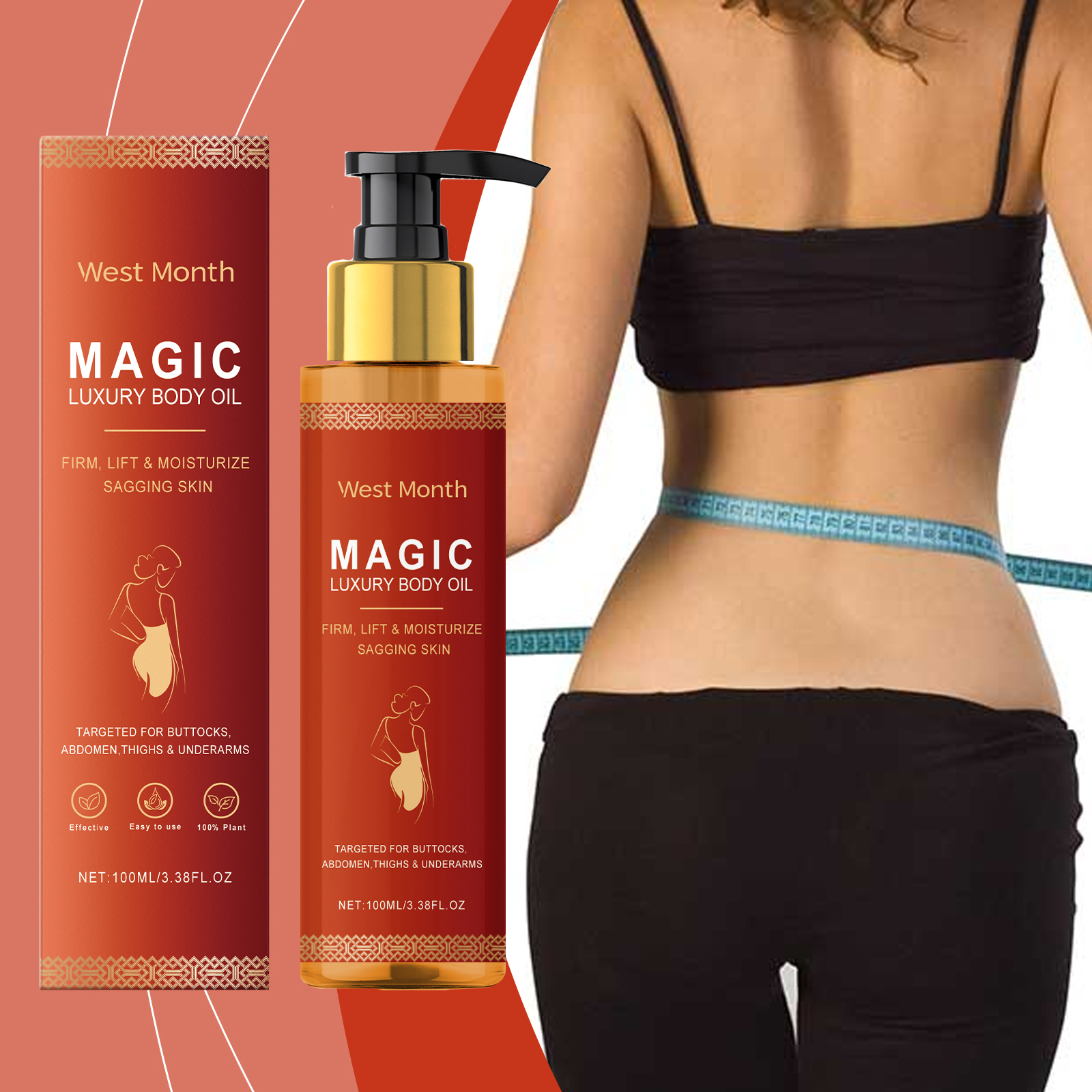 WEST MONTH Magic Luxury Body O - مراجعة Luxury Skincare Products For Women وسعره