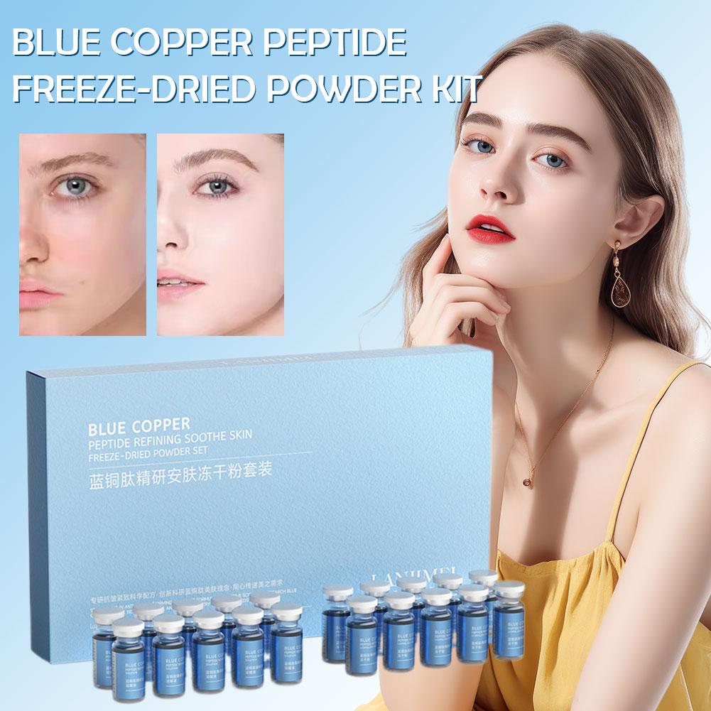 30mg Blue Copper Peptide Freez - مراجعة Oligopeptide Wrinkle وسعره