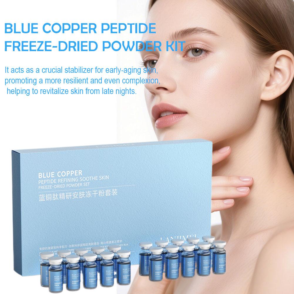 30mg Blue Copper Peptide Freez - مراجعة Oligopeptide Wrinkle وسعره