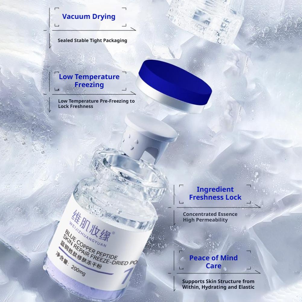 GHK-CU Copper Peptide Powder O - مراجعة Oligopeptide Wrinkle وسعره