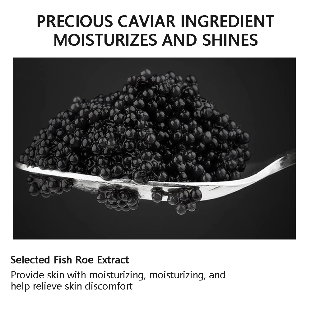 15PCS Caviar Skin Care Set Fac - مراجعة Oligopeptide Wrinkle وسعره